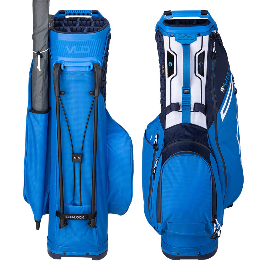 2025 Sun Mountain VLO E-LITE 14-Way Stand Bag - Blue/White