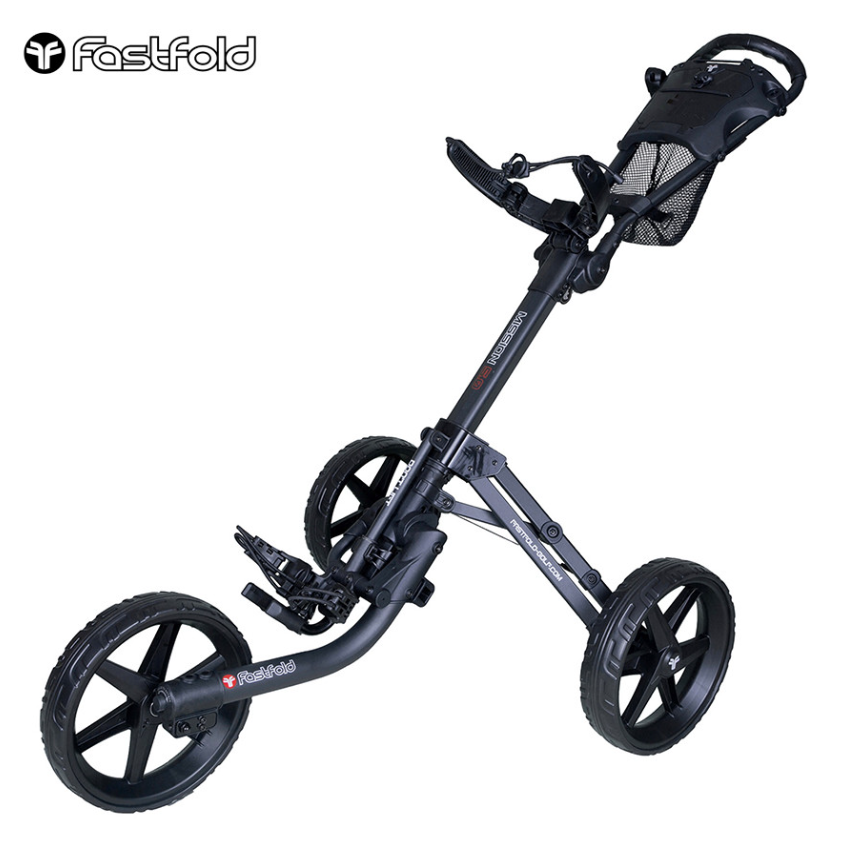 FastFold Mission 5.0 Golf Trolley - Charcoal/Black