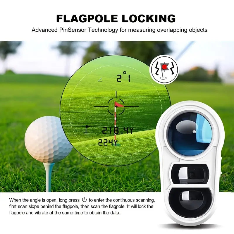 REVASRI Golf Rangefinder With Slope And Pin Lock Vibration