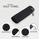 Golf Towels - Microfibre with Caribiner Clip