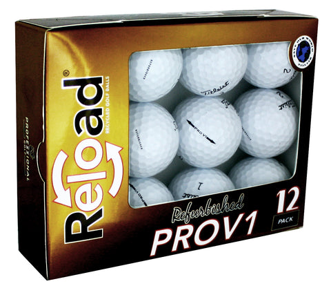 Refinished Titleist ProV1 Golf Balls - 12 Pack